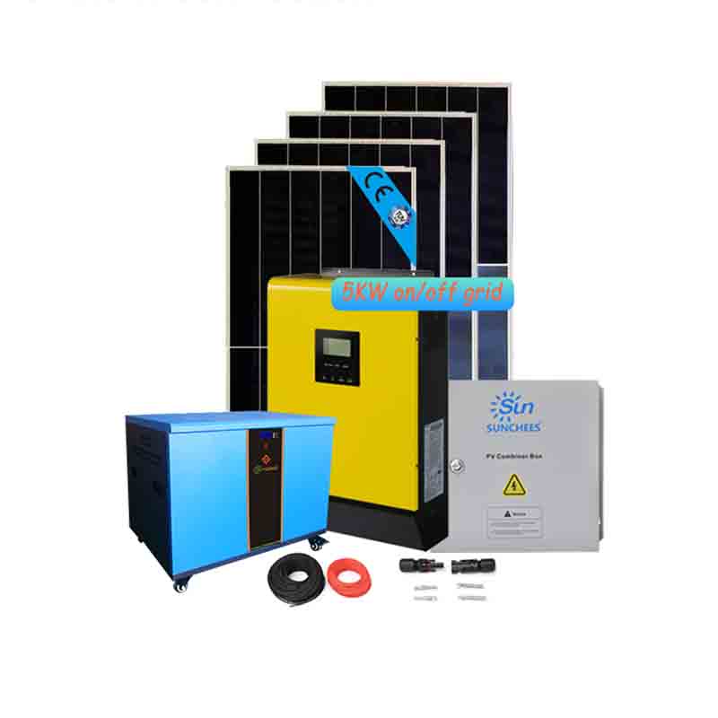 Sunchees 10kw Hybrid On/Off Grid Solar System Packages
