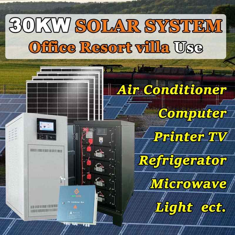 30KW Solar Panel Systems for Home or Commercial