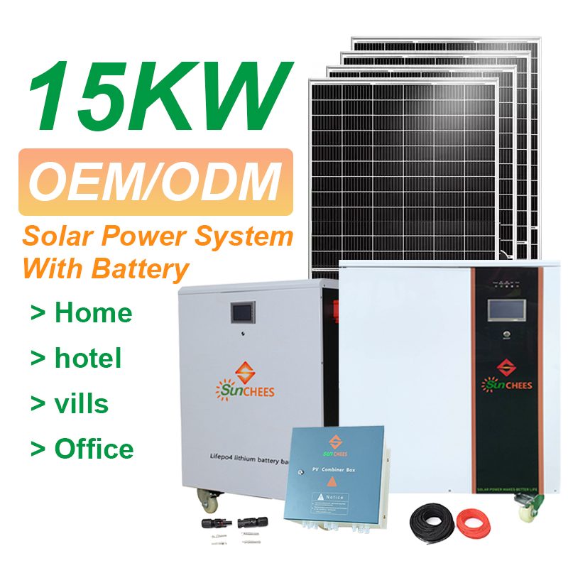 15KW  Off Grid Solar Power System with Battery